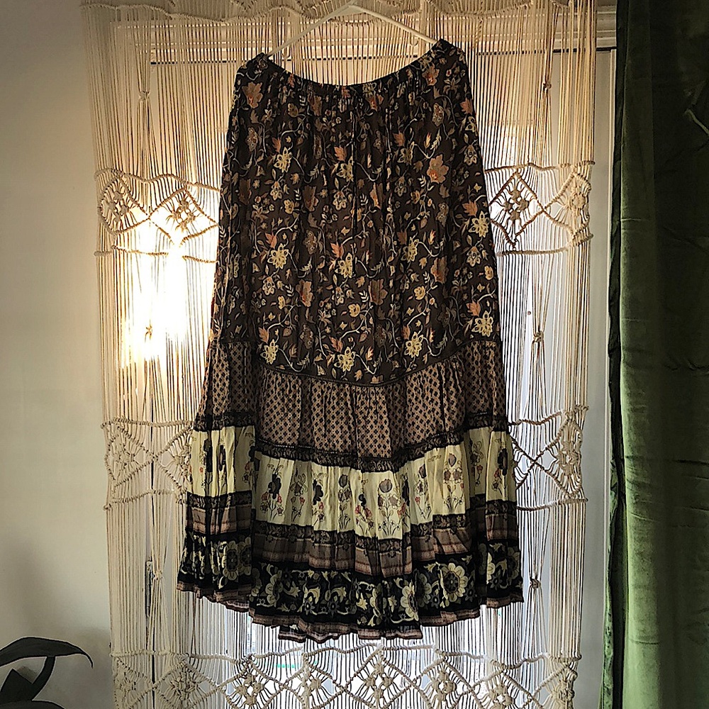 Spell and the Gypsy Portobello road maxi skirt size L